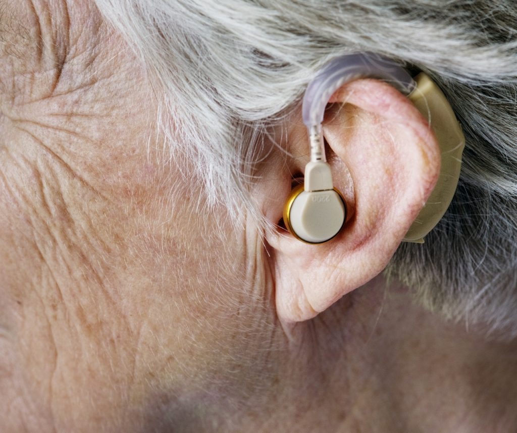 An image of hearing aids